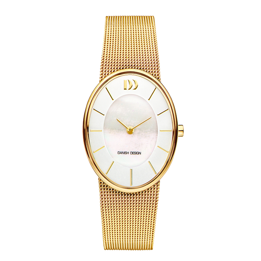 Rømø Oval Mother of Pearl Gold Women's Watch