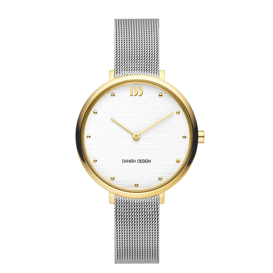Amelia Two-Tone Silver Bark Women's Watch