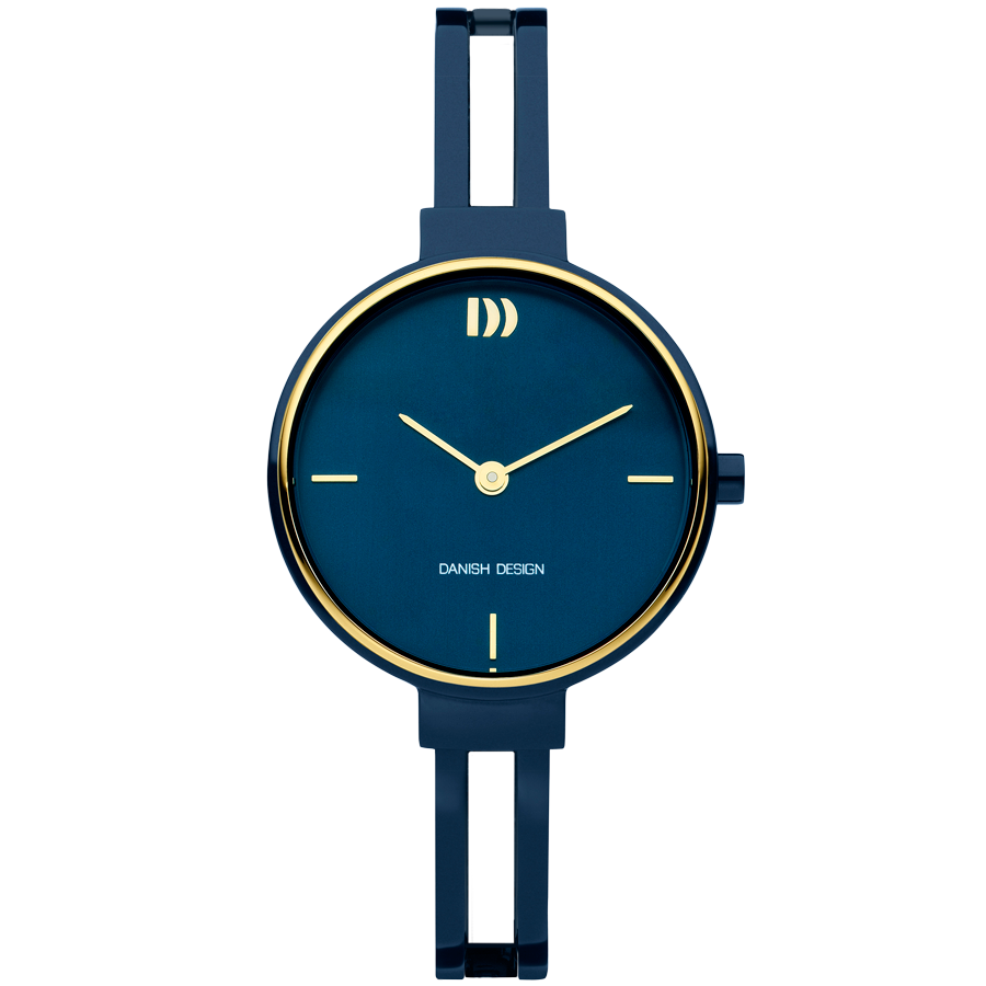 Barbara Blue Gold Women's Watch