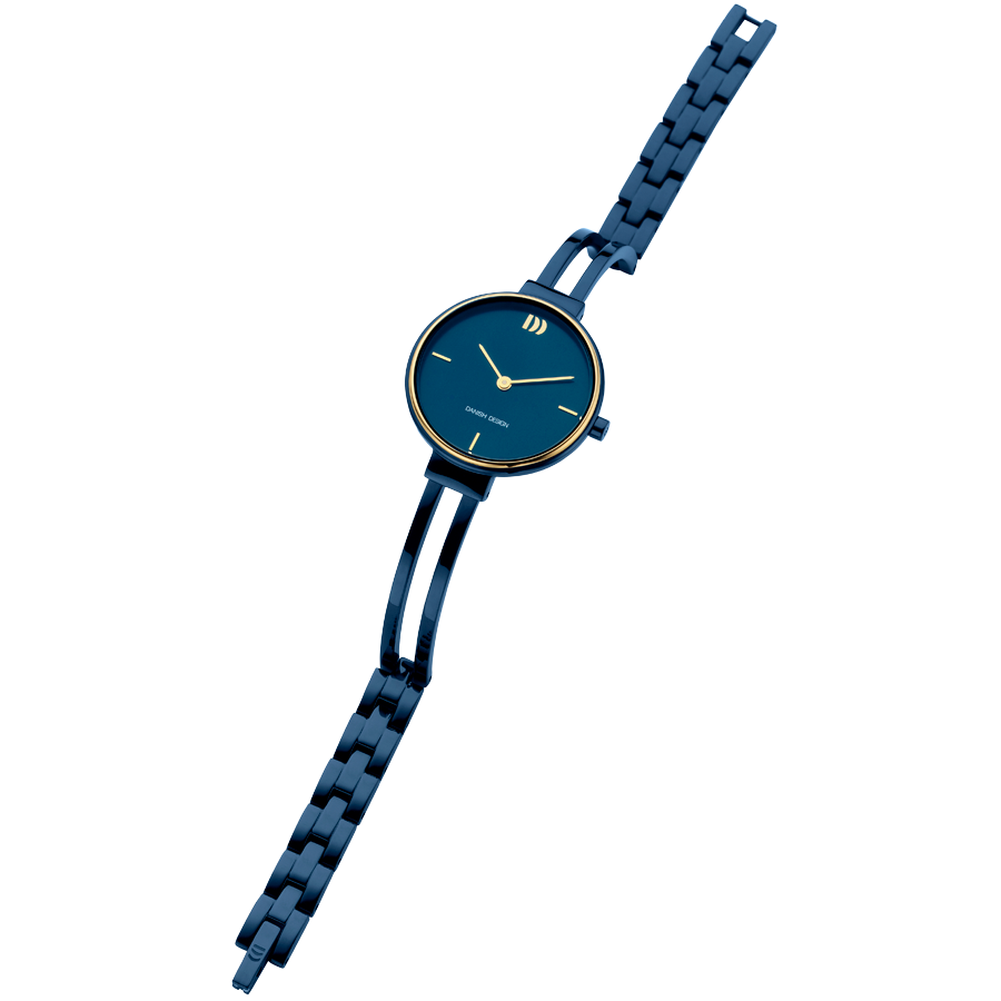 Barbara Blue Gold Women's Watch