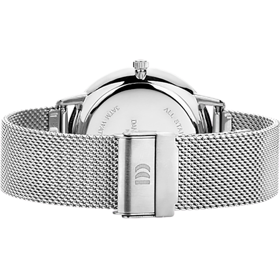 Akilia Day/Date Royal Blue Mesh Men's Watch