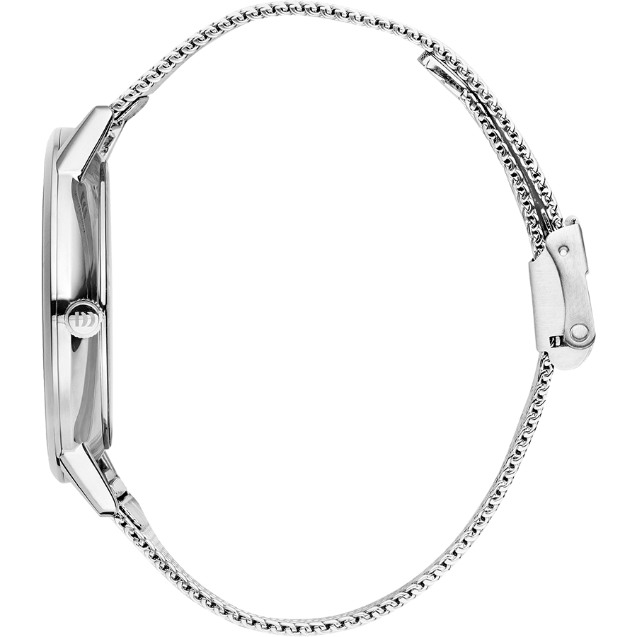 Akilia Day/Date Royal Blue Mesh Men's Watch