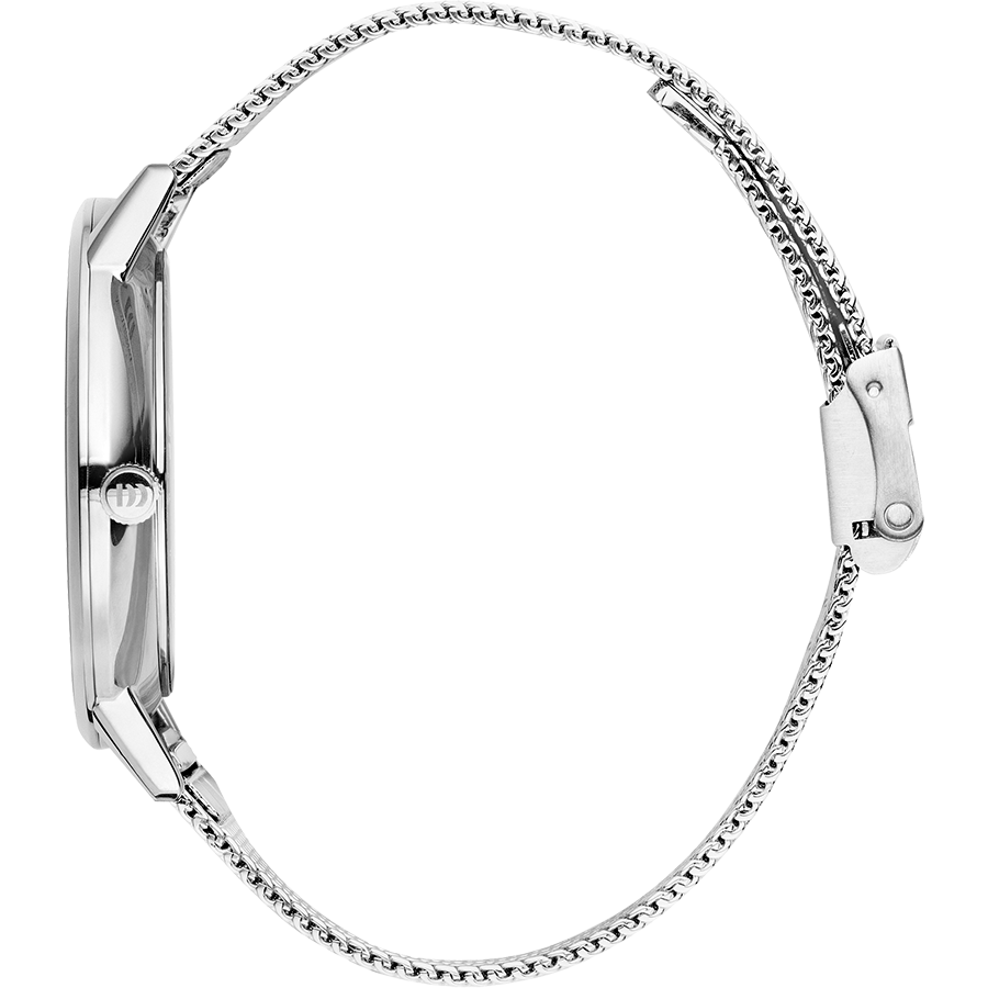 Akilia Day/Date Green Mesh Men's Watch