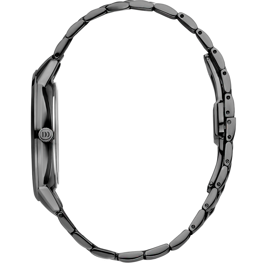 Akilia Day/Date All Grey Link Men's Watch