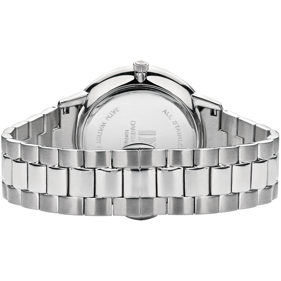 Akilia Day/Date Green Link Men's Watch