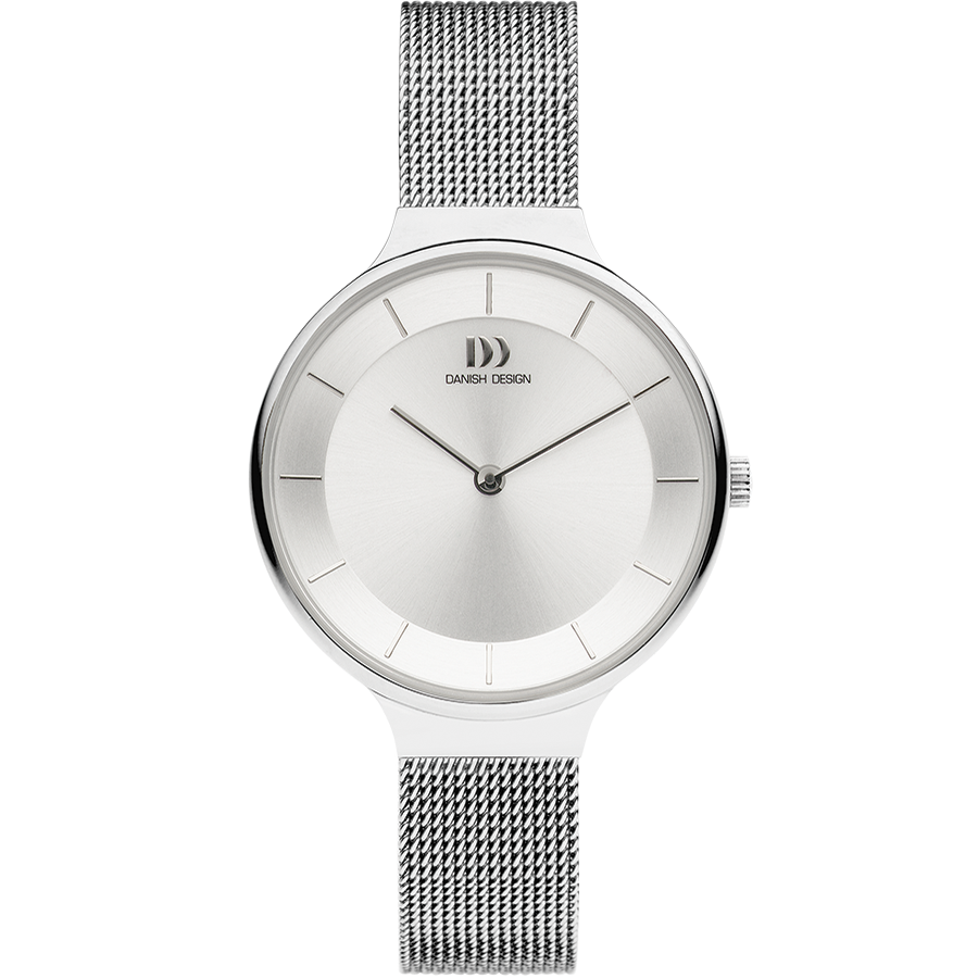 Georgia Silver Mesh Women's Watch