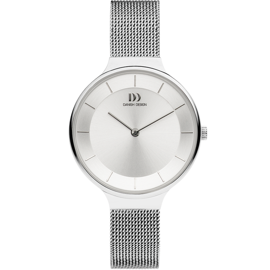 Georgia Silver Mesh Women's Watch