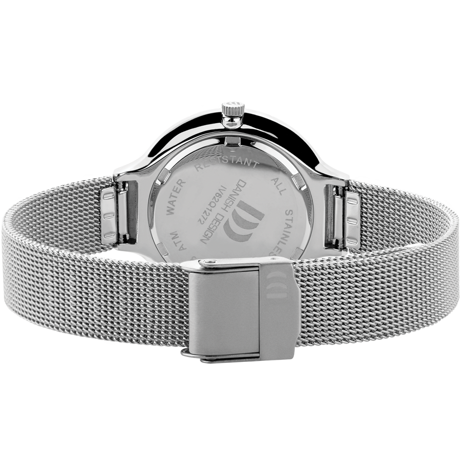Georgia Silver Mesh Women's Watch