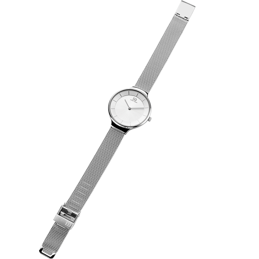 Georgia Silver Mesh Women's Watch