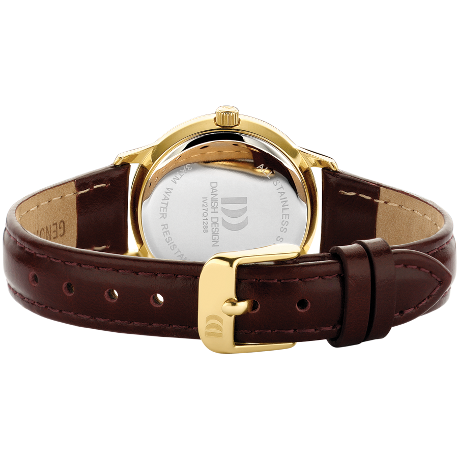 Nostalgia 1988 Burgundy Gold Women's Watch