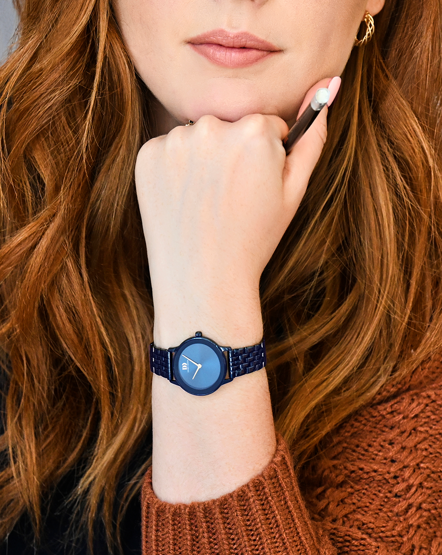 Nostalgia 1988 Midnight Blue Link Women's Watch