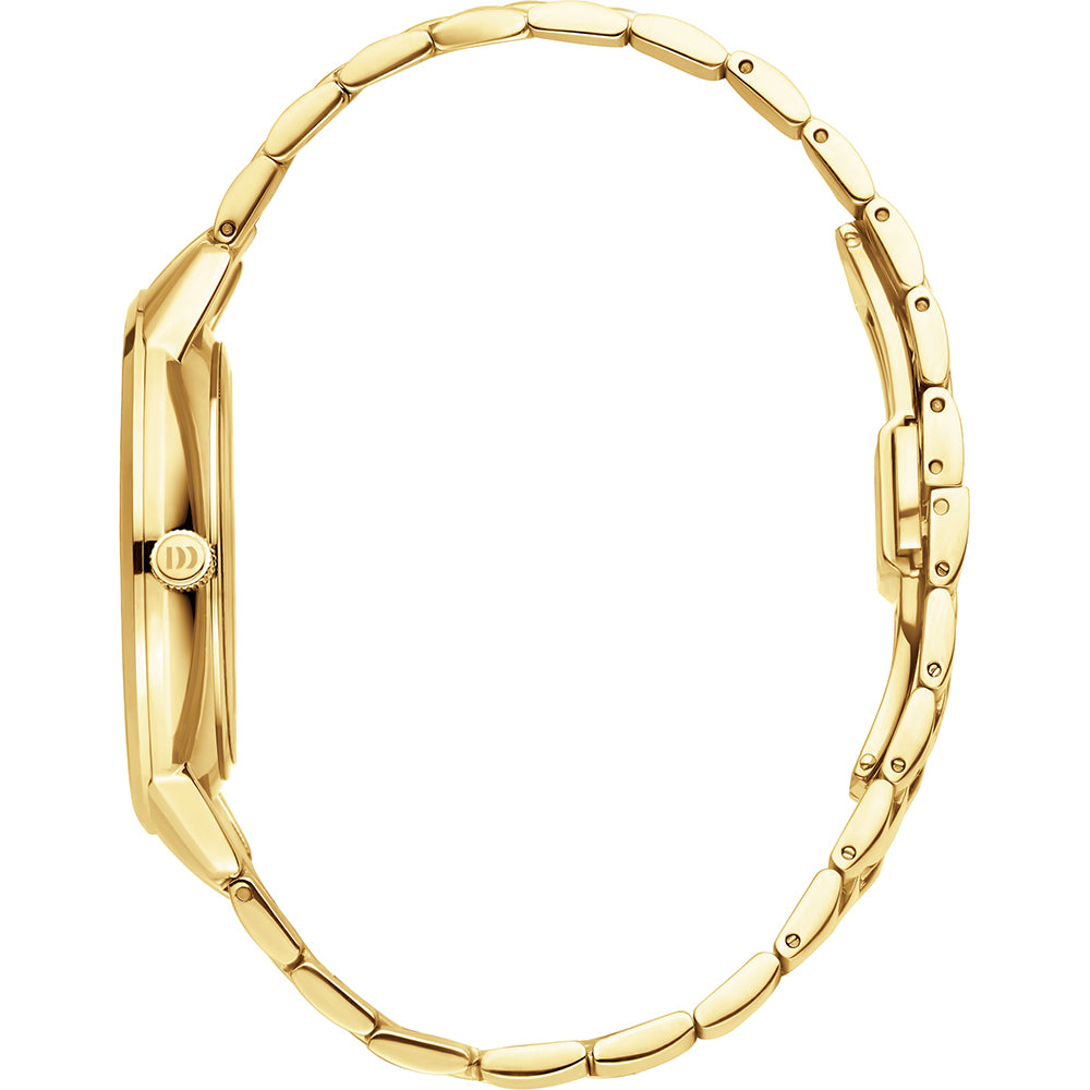 Akilia Day/Date Gold Link Men's Watch