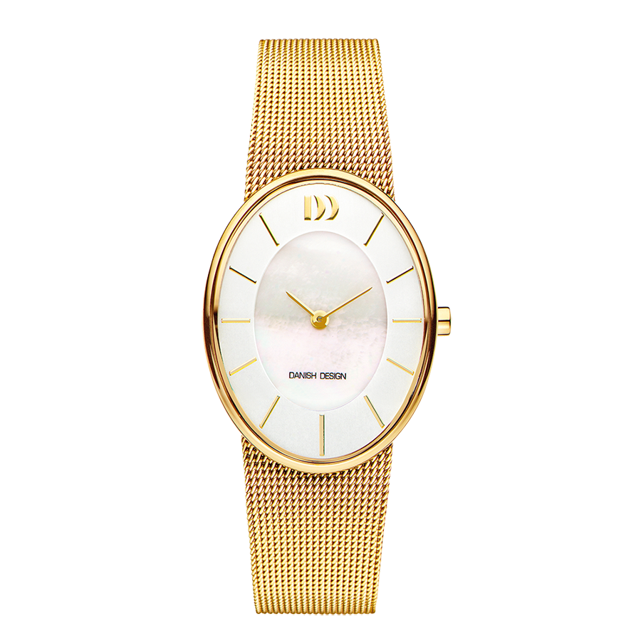 Rømø Oval Mother of Pearl Gold Women's Watch