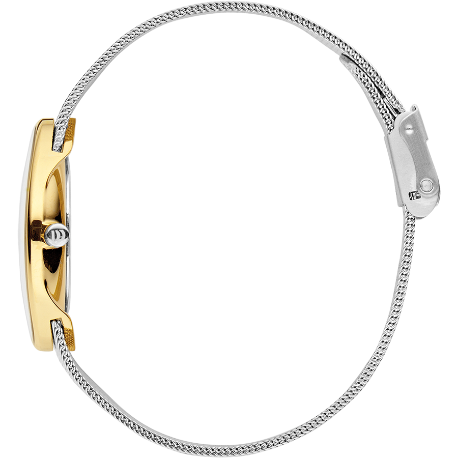 Rømø Gold Oval Mother of Pearl Two-Tone Women's Watch