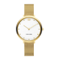 Amelia Gold Silver Bark Women's Watch