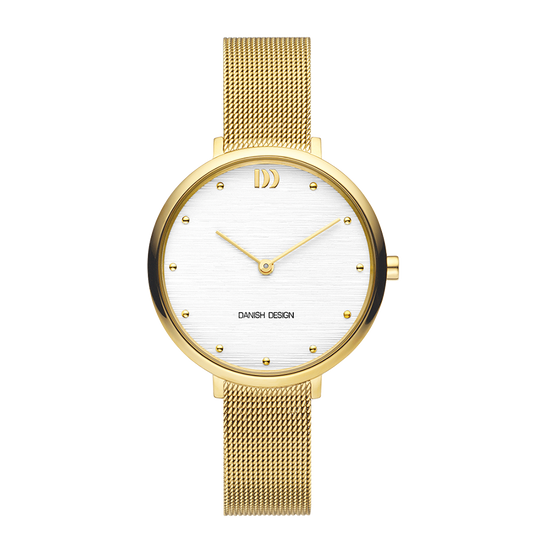 Amelia Gold Silver Bark Women's Watch