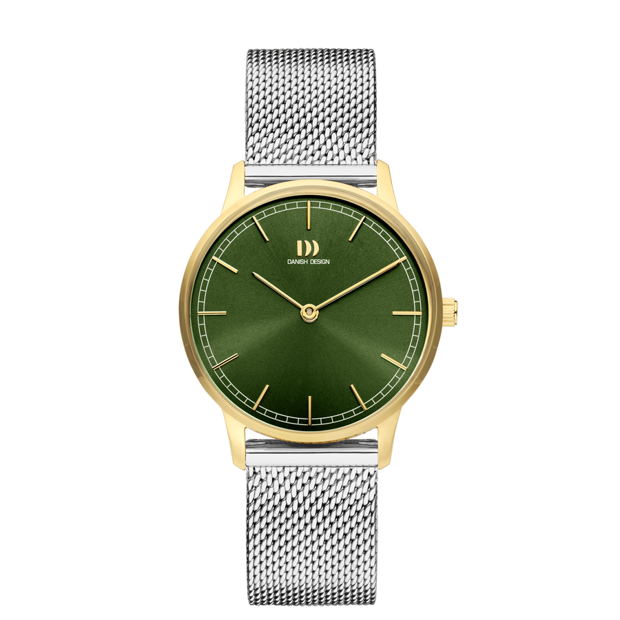 Vigelsø Green Two-Tone Mesh Women's Watch