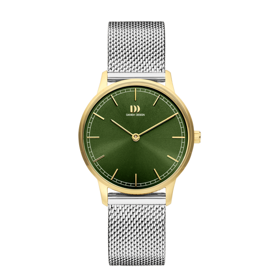 Vigelsø Green Two-Tone Mesh Women's Watch