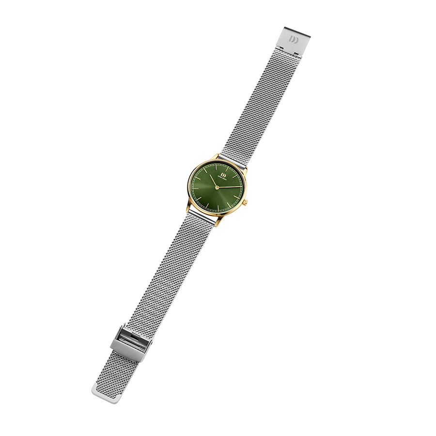 Vigelsø Green Two-Tone Mesh Women's Watch