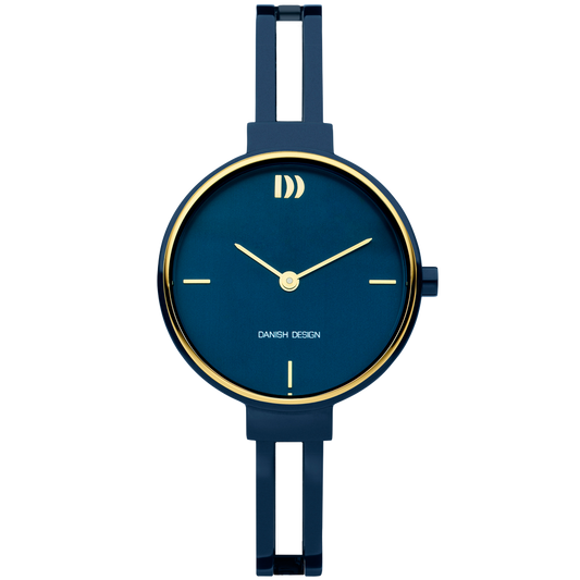 Barbara Blue Gold Women's Watch