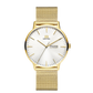 Akilia Day/Date Gold Mesh Men's Watch