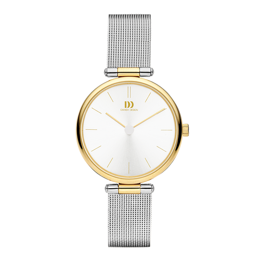 Rosalyn Two-Tone Gold Mesh Women's Watch