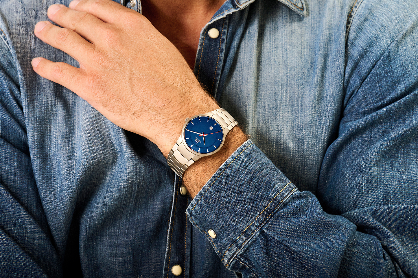 Bogø Blue Large Men's Watch