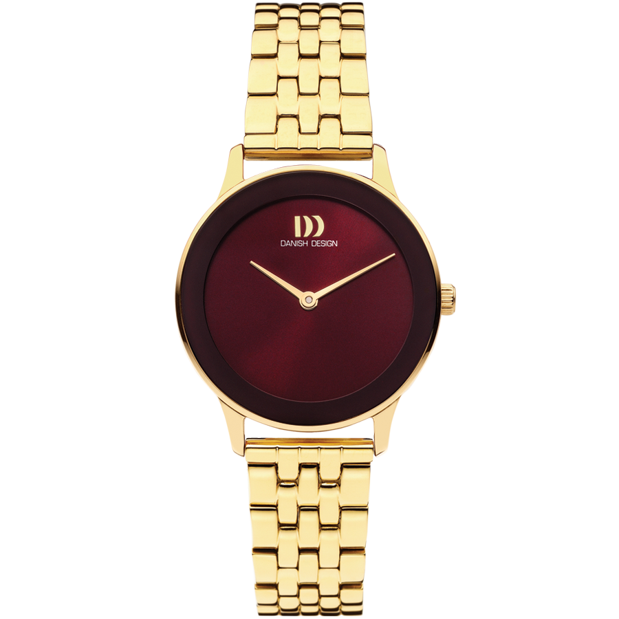 Nostalgia 1988 Burgundy Link Women's Watch