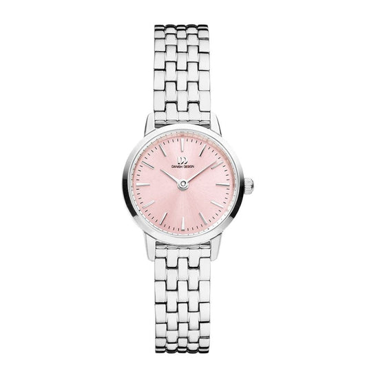 Akilia Mini Silver Pink Link Women's Watch